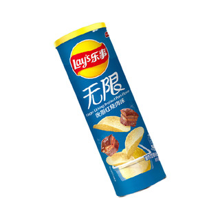 Lay's 乐事 无限 薯片 吮指红烧肉味 104g