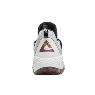 PEAK 匹克 闪电系列 路威 男子篮球鞋 E91351A 大白/黑色 41