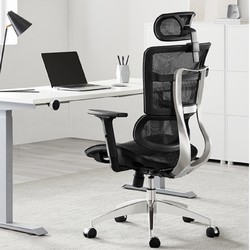 HBADA 黑白调 E302 人体工学电脑椅