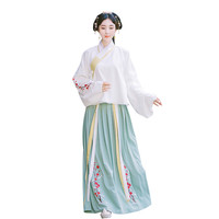 观其赋 明制汉服 相思寄 女士交领袄 白色 S