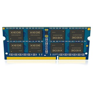 xiede 协德 PC3-10600 DDR3L 1333MHz 笔记本内存 普条 蓝色 4GB