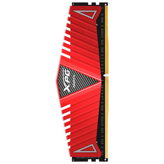 ADATA 威刚 XPG系列 威龙 Z1 DDR4 2400MHz 台式机内存 马甲条 红色 16GB