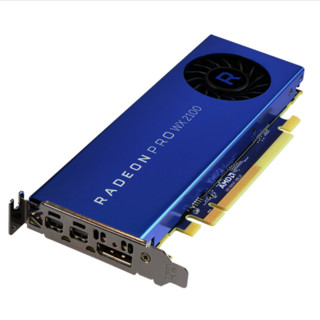 AMD Radeon Pro WX 2100 显卡 2GB 蓝色