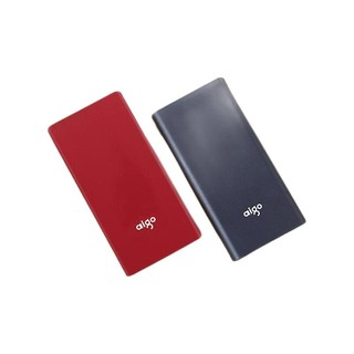 aigo 爱国者 W100 移动电源 红色 10000mAh Type-C/Micro-B 12W