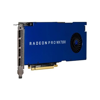 AMD Radeon Pro WX 7100 显卡 8GB 蓝色