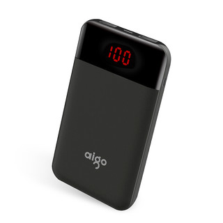 aigo 爱国者 E10000+ 移动电源 黑色 10000mAh Type-C micro usb 10.5W快充