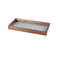 木说 TP33 黑胡桃木茶盘