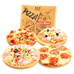 DOULESHI 都乐事 披萨畅享套餐 8片装 4种经典口味1440g（低至10.3元/片，会员可更低）