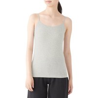 MUJI 无印良品 女士吊带 H9AD028 2件装 灰色 M