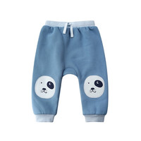 Minizone M1269 儿童卫裤 灰蓝小狗 80cm