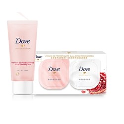 Dove 多芬 洗面奶30ml 鸳鸯面膜20g