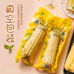 丹江宴白糯甜玉米300g*8支真空袋装新鲜玉米棒代餐杂粮粘黏玉米