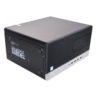 HP 惠普 EliteDesk 880G3 台式机 黑色(酷睿i5-7500、核芯显卡、8GB、128GB SSD+1TB HDD、风冷)