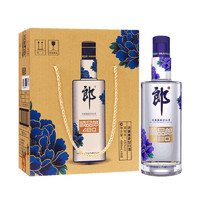 LANGJIU 郎酒 顺品郎 蓝顺 45度兼香型光瓶白酒 480ml*6+蓝顺 280ml*2瓶