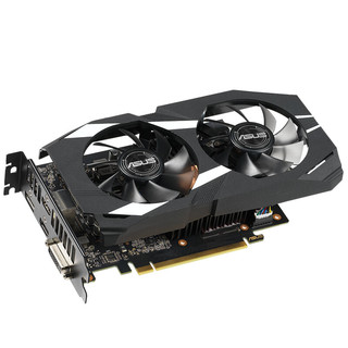 ASUS 华硕 DUAL-GeForce GTX 1660Ti-O6G 超频版 显卡 6GB 黑色