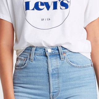 Levi's 李维斯 女士圆领短袖T恤 69973-0158 白色 XS