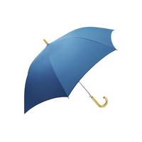 Waterfront 7骨长柄雨伞 墨蓝