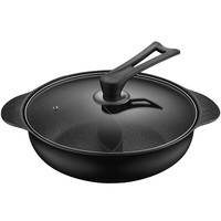 ASD 爱仕达 FL30S3WG-D 鸳鸯火锅(30cm、铝合金、黑色)