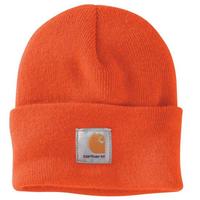 carhartt 男士毛线帽 A18 Bright Orange