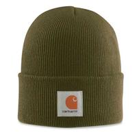 carhartt 男士毛线帽 A18 Army Green