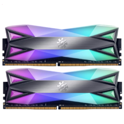 ADATA 威刚 龙耀D60 台式机内存条 16GB（8GBx2） DDR4 3200MHz