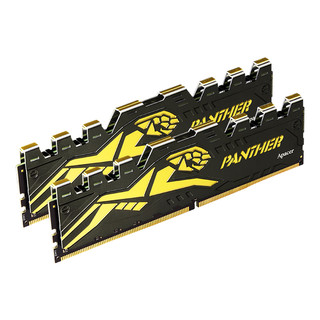 Apacer 宇瞻 黑豹系列 黑豹 PANTHER DDR4 3000MHz 黑色 台式机内存 16GB 8GB*2