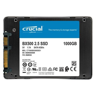 Crucial 英睿达 BX500 SATA 固态硬盘 1TB（SATA3.0）