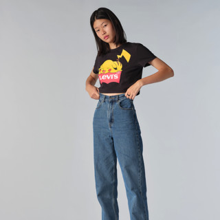 Levi's 李维斯 X Pokémon 女士圆领短袖T恤 59187-0004 黑色 XS