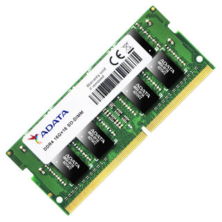 ADATA 威刚 万紫千红系列 DDR4 2666MHz 笔记本内存 普条 绿色 16GB