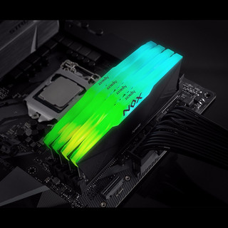 Apacer 宇瞻 NOX暗黑女神RGB系列 DDR4 3600MHz RGB 台式机内存 灯条 黑色 16GB 8GB*2