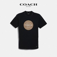 COACH/蔻驰 F33780_BLK 男款经典圆领短袖T恤