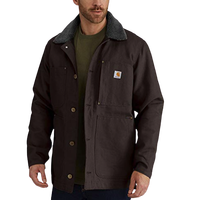 carhartt 男士中长款大衣 102707 Dark Brown M