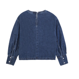 Levi's 李维斯 轻松浪系列 女士长袖牛仔衬衫 86833-0000 牛仔色 XS