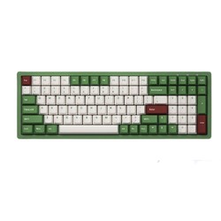 Akko 艾酷 3096DS 红豆抹茶 机械键盘 100键 无光 粉轴