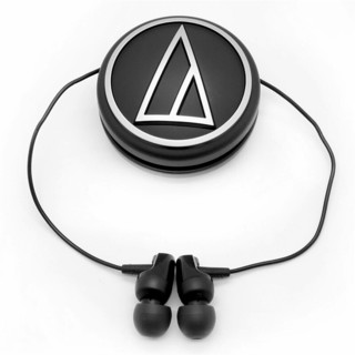 audio-technica 铁三角 ATH-CLR100 入耳式有线耳机 黑色