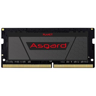 Asgard 阿斯加特 DDR4 2666MHz 笔记本内存 普条 黑色 8GB