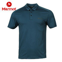 Marmot 土拨鼠 N43521 户外男士休闲商务短袖POLO衫