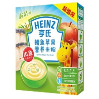 Heinz 亨氏 婴幼儿营养米粉 鳕鱼苹果 3段 400克
