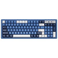 Akko 艾酷 3096DS 海洋之星 100键 有线机械键盘 蓝色 TTC金茶轴 无光