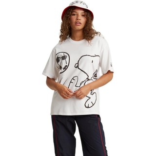 Levi's 李维斯 X Peanuts 女士圆领短袖T恤 56152-0003 白色 S