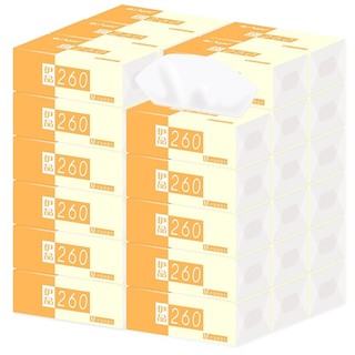 伊品妮（onpni）Ｍ260水润纸面巾原木抽纸巾4层 5包包邮