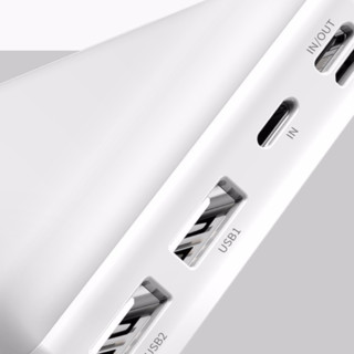 BASEUS 倍思 小简系列 X30 移动电源 黑色 30000mAh Type-C micro usb Lightning 15W双向快充