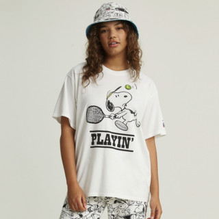 Levi's 李维斯 X Peanuts 女士圆领短袖T恤 56152-0005 白色 XS