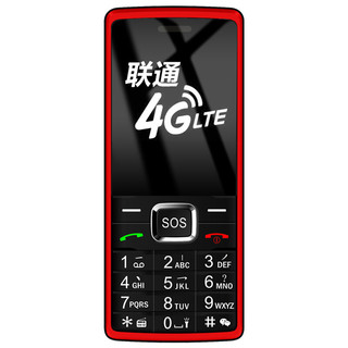 angelcare 守护宝 K188 联通版 4G手机 典雅红