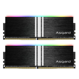 Asgard 阿斯加特 黑骑士系列 黑骑士 V1 DDR4 3600MHz RGB 台式机内存 灯条 黑色 16GB 8GB*2