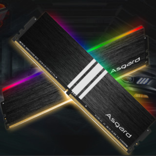 Asgard 阿斯加特 黑骑士系列 黑骑士 V1 DDR4 3600MHz RGB 台式机内存 灯条 黑色 16GB 8GB*2