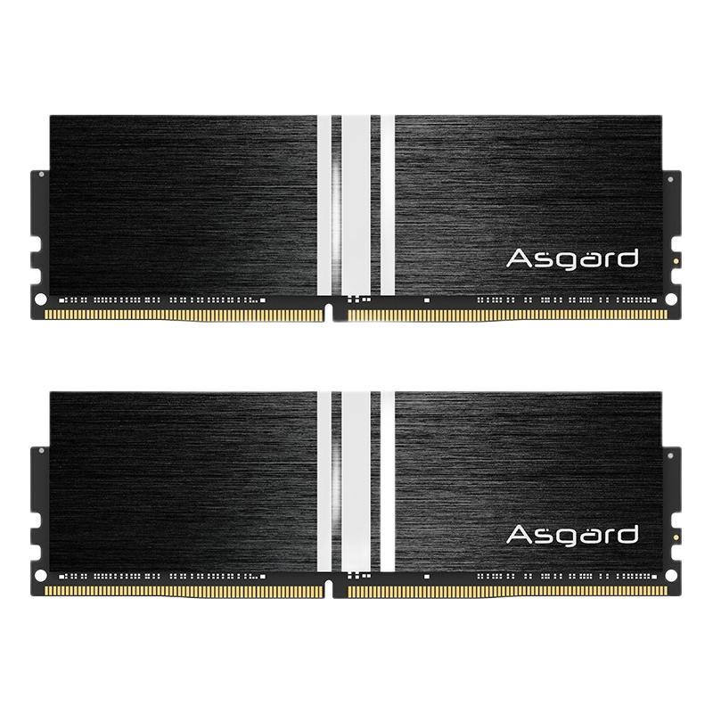 Asgard 阿斯加特 黑骑士系列 黑骑士 V2 DDR4 3600MHz 黑色 台式机内存 16GB 8GB*2