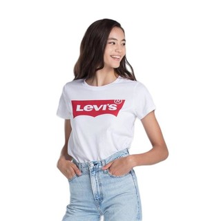 Levi's 李维斯 女士圆领短袖T恤 17369-0053 白色 M