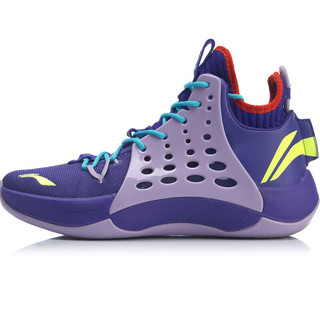 LI-NING 李宁 音速7 男子篮球鞋 ABAP019-3 紫色 46