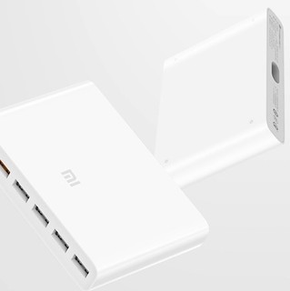 Xiaomi 小米 CDQ06ZM 手机充电板 5口USB+Type-C 60W 白色